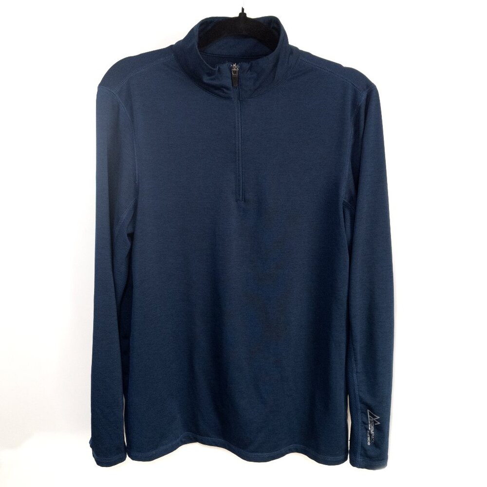 Sunice Stormpack Navy 1/4 Zip Sweater Athleisure Activewear Running Size Small